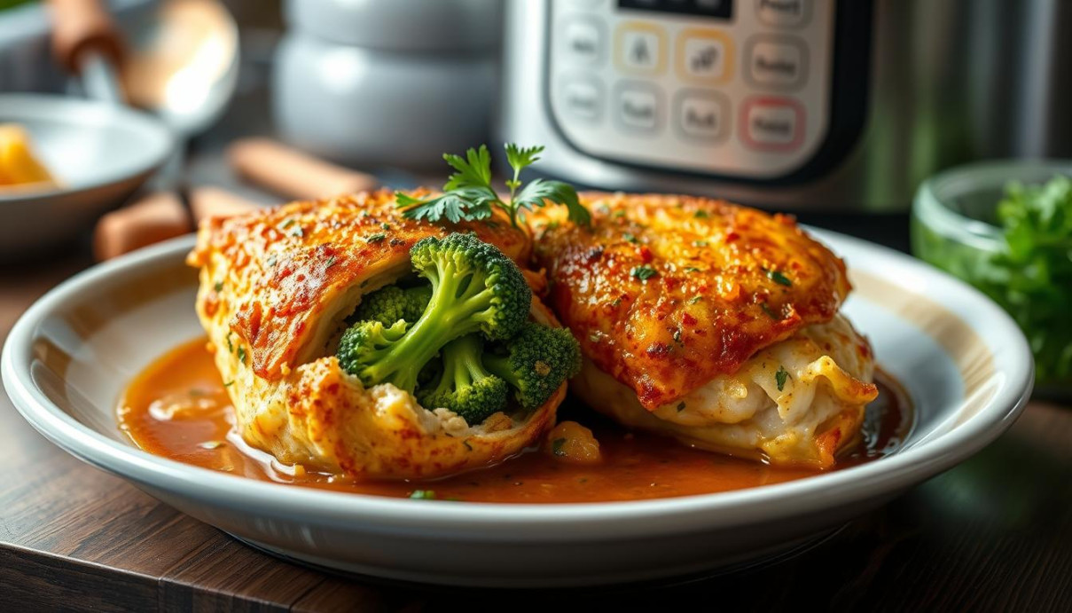 Barber Foods Broccoli Stuffed Chicken Instant Pot Recipe in min Barber Foods Broccoli Stuffed Chicken Instant Pot Recipe in min
