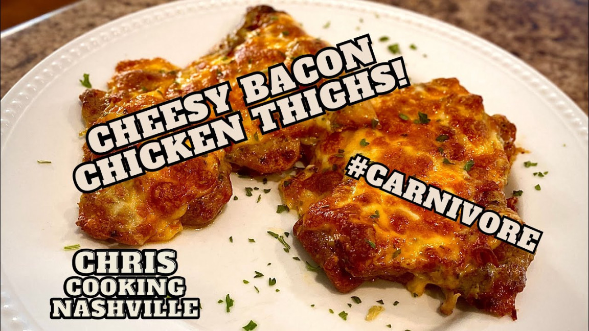 Cheesy Bacon Chicken Thighs: Subscriber Voted Carnivore Recipe! Cheesy Bacon Chicken Thighs: Subscriber Voted Carnivore Recipe!