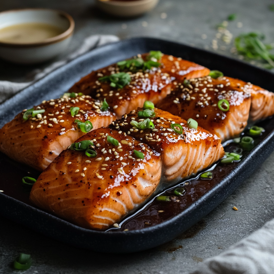 Crispy Baked Salmon Belly with Soy-Ginger Glaze Recipe Crispy Baked Salmon Belly with Soy-Ginger Glaze Recipe